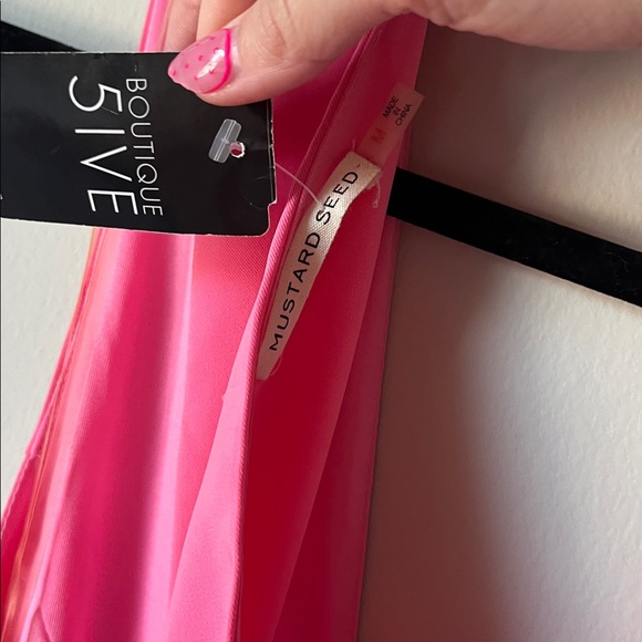 Mustard Seed Candy Pink Jumpsuit - Picture 6 of 6